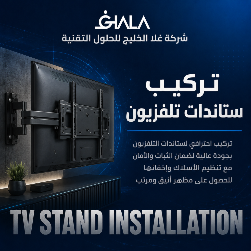 تركيب ستاندات تلفزيون